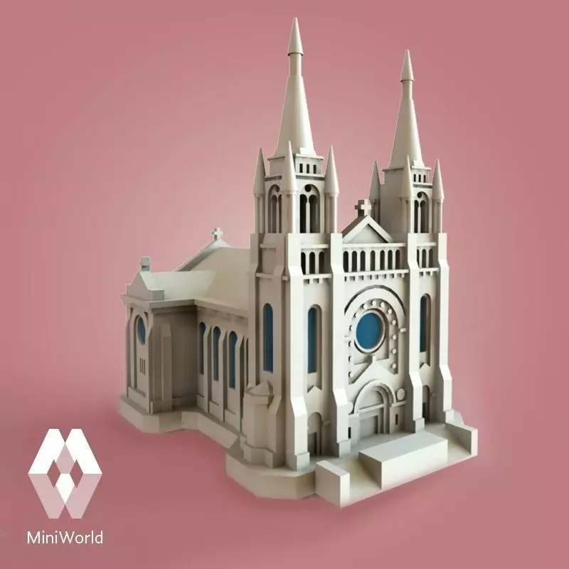 Sioux Falls Cathedral - South Dakota Free 3D model