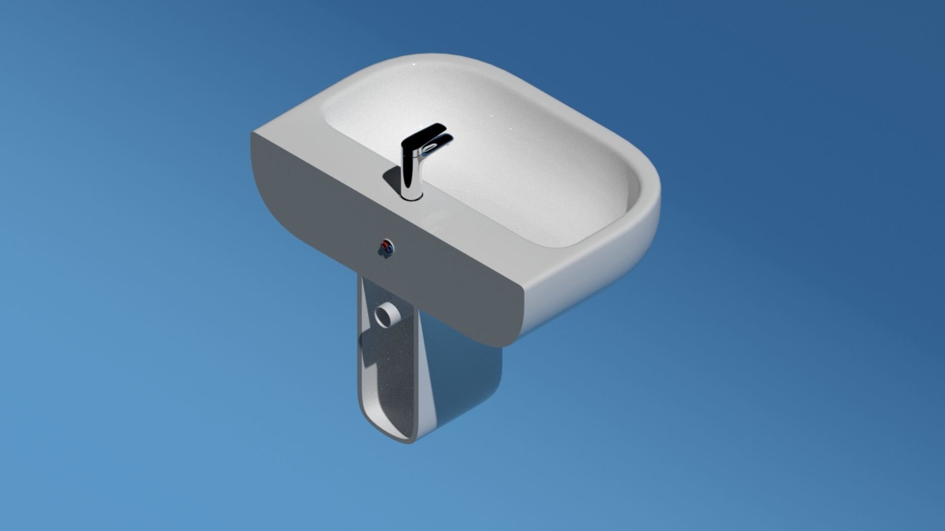 Cooke and Lewis Helena bathroom basins and mixer tap free 3D model