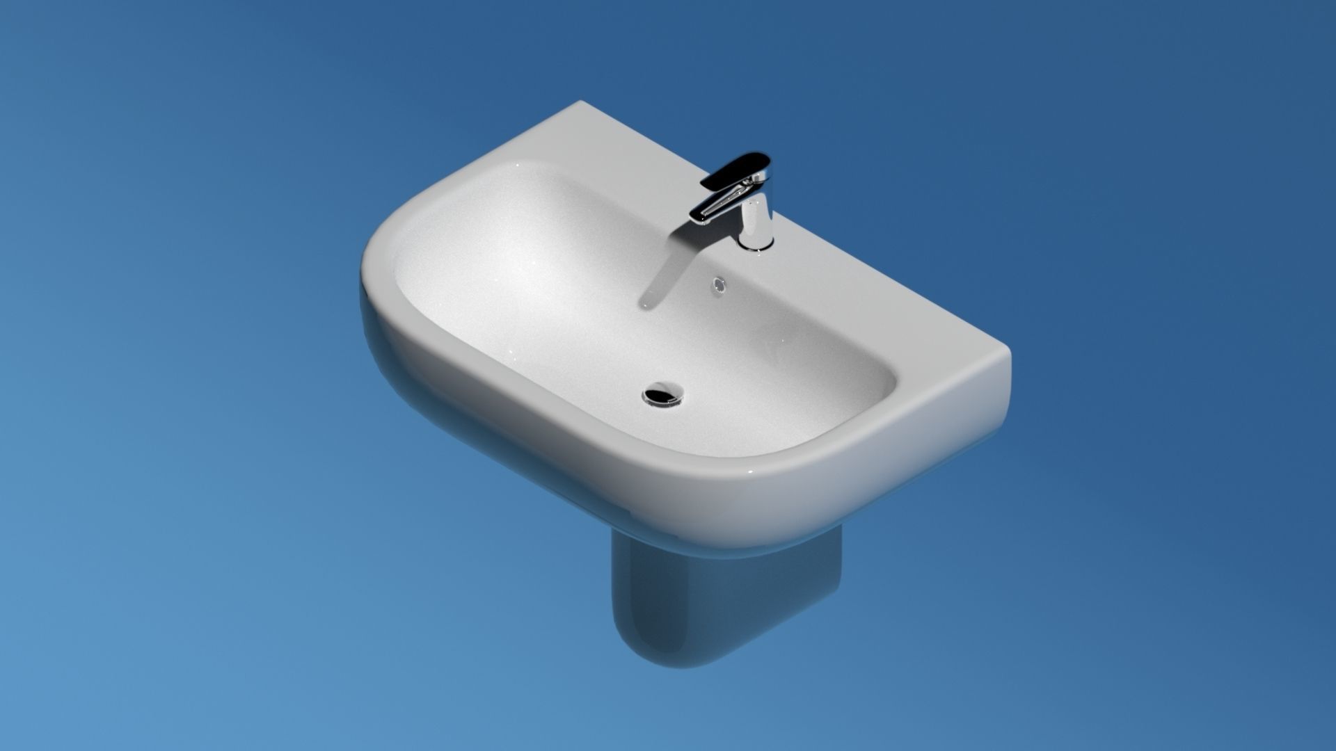 Cooke and Lewis Helena bathroom basins and mixer tap free 3D model