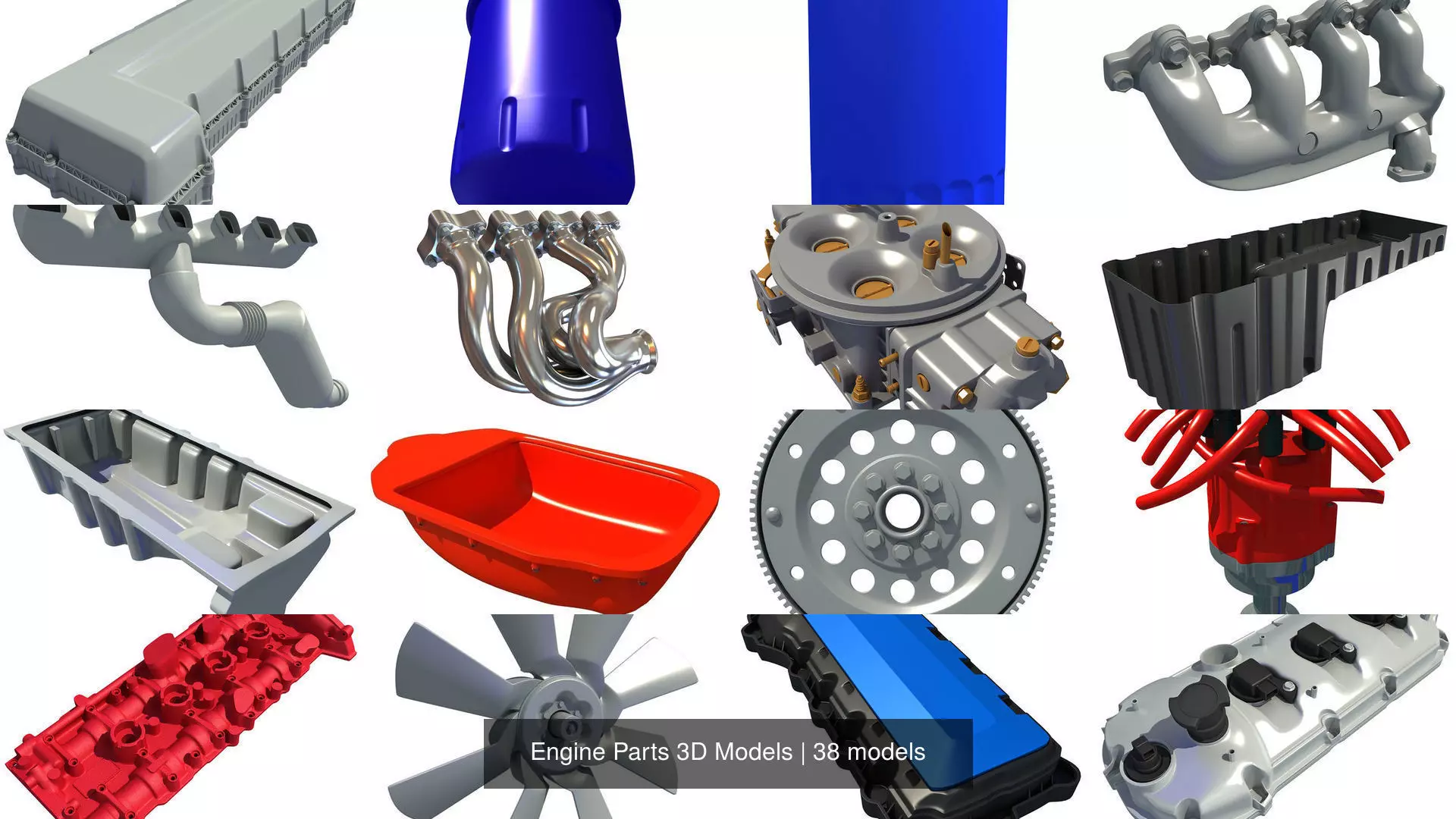 Engine Parts 3D Models 3D Model Collection_2
