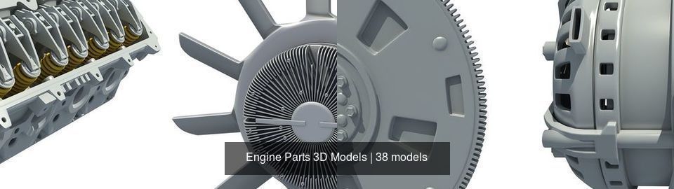 Engine Parts 3D Models 3D Model Collection_8