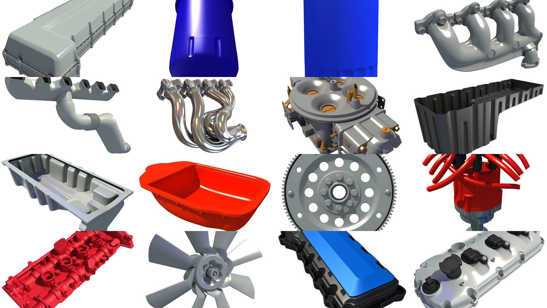 Engine Parts 3D Models 3D Model Collection_3