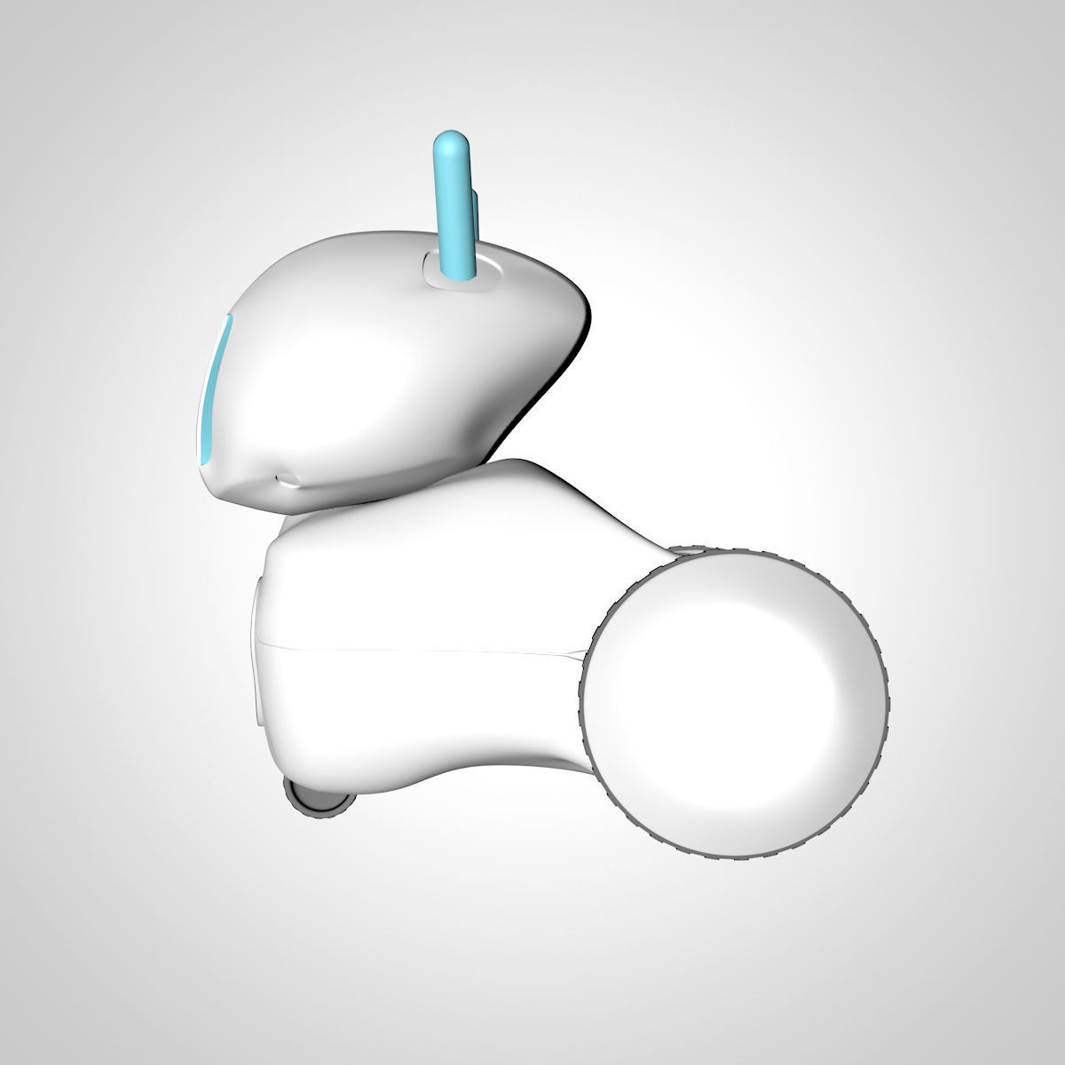 educational robot Free 3D model_3
