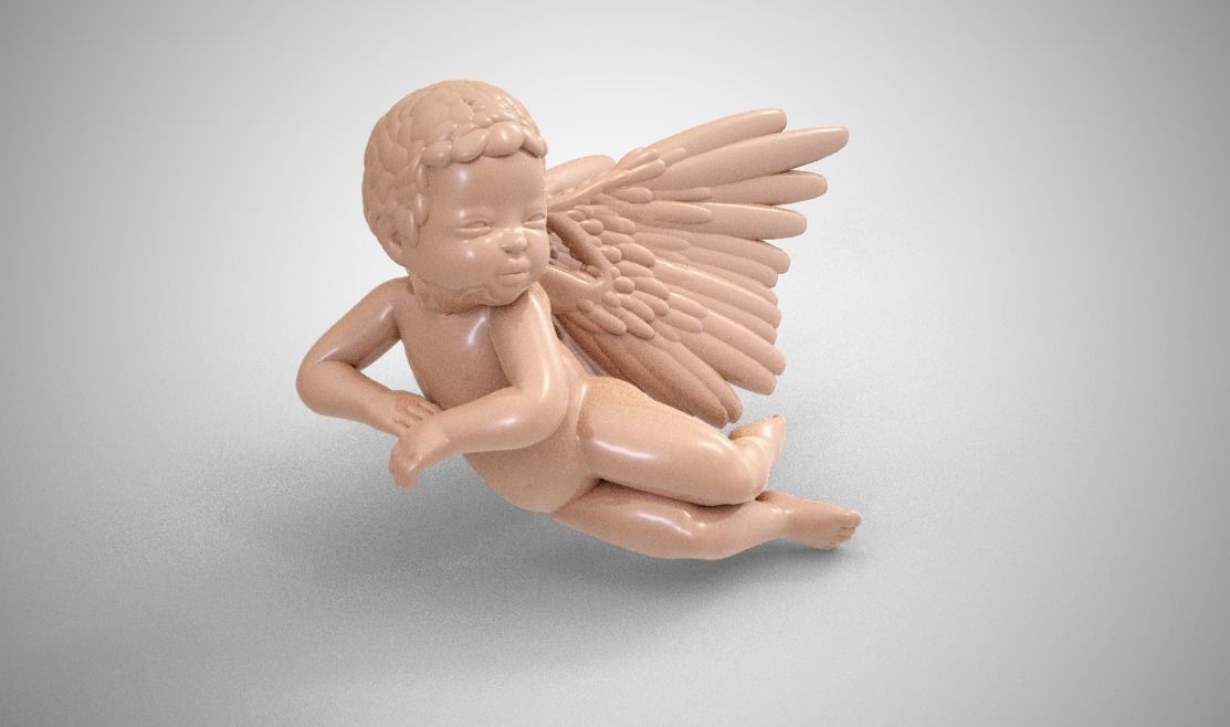 Little Angel 3D print model_7