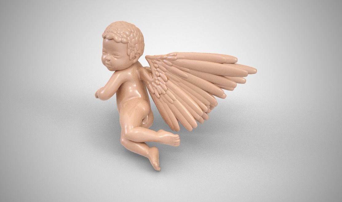 Little Angel 3D print model_10