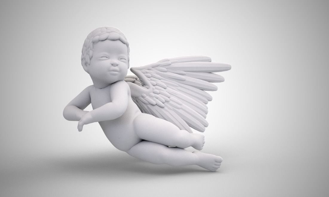 Little Angel 3D print model_3