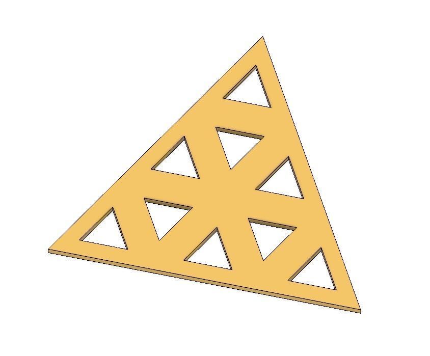 Geometric Shapes and Scribbles Coaster Set 3D print model_16