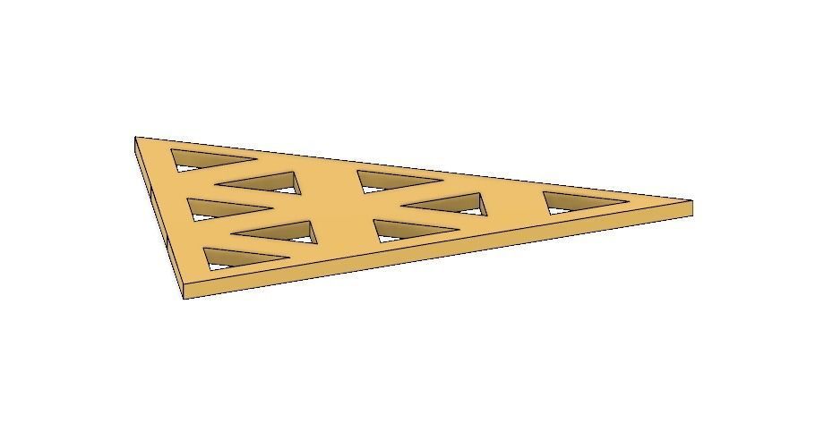 Geometric Shapes and Scribbles Coaster Set 3D print model_15