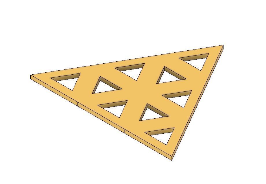 Geometric Shapes and Scribbles Coaster Set 3D print model_14