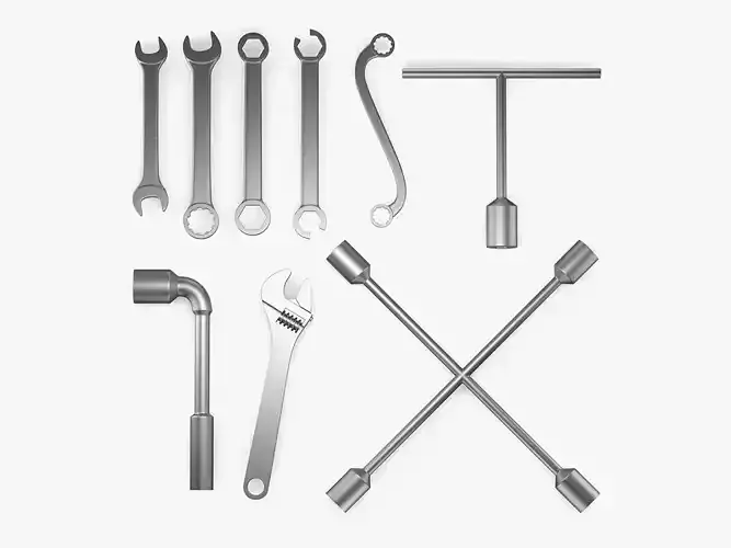 9 Wrenches Collection wrench