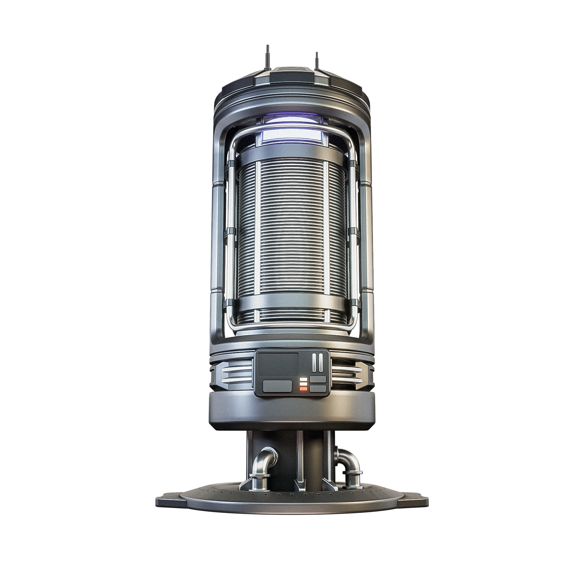 Sci-fi Power generator Free Free 3D model_3
