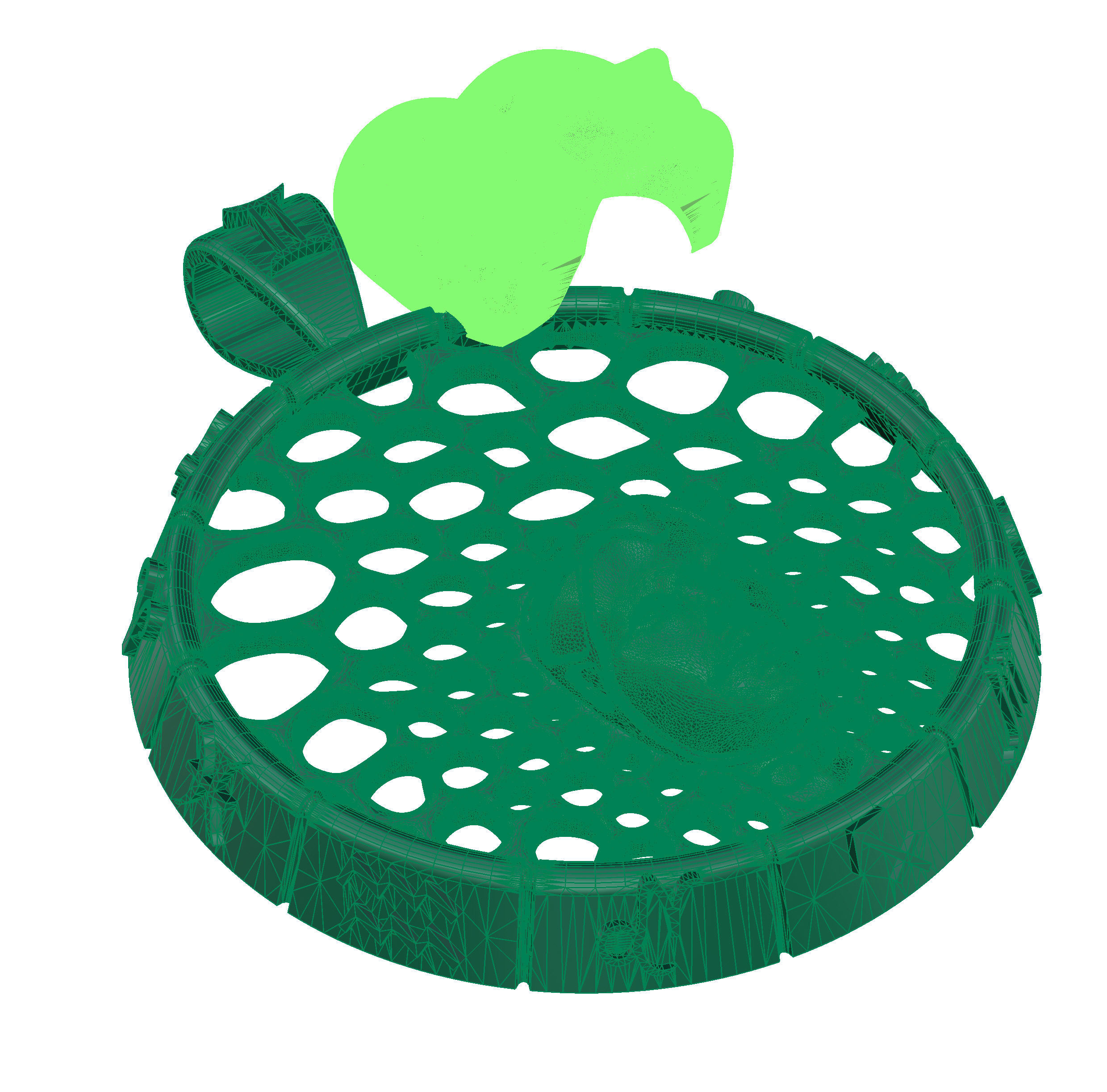 Zodiac sign Pendant Gemini 3D print model_10