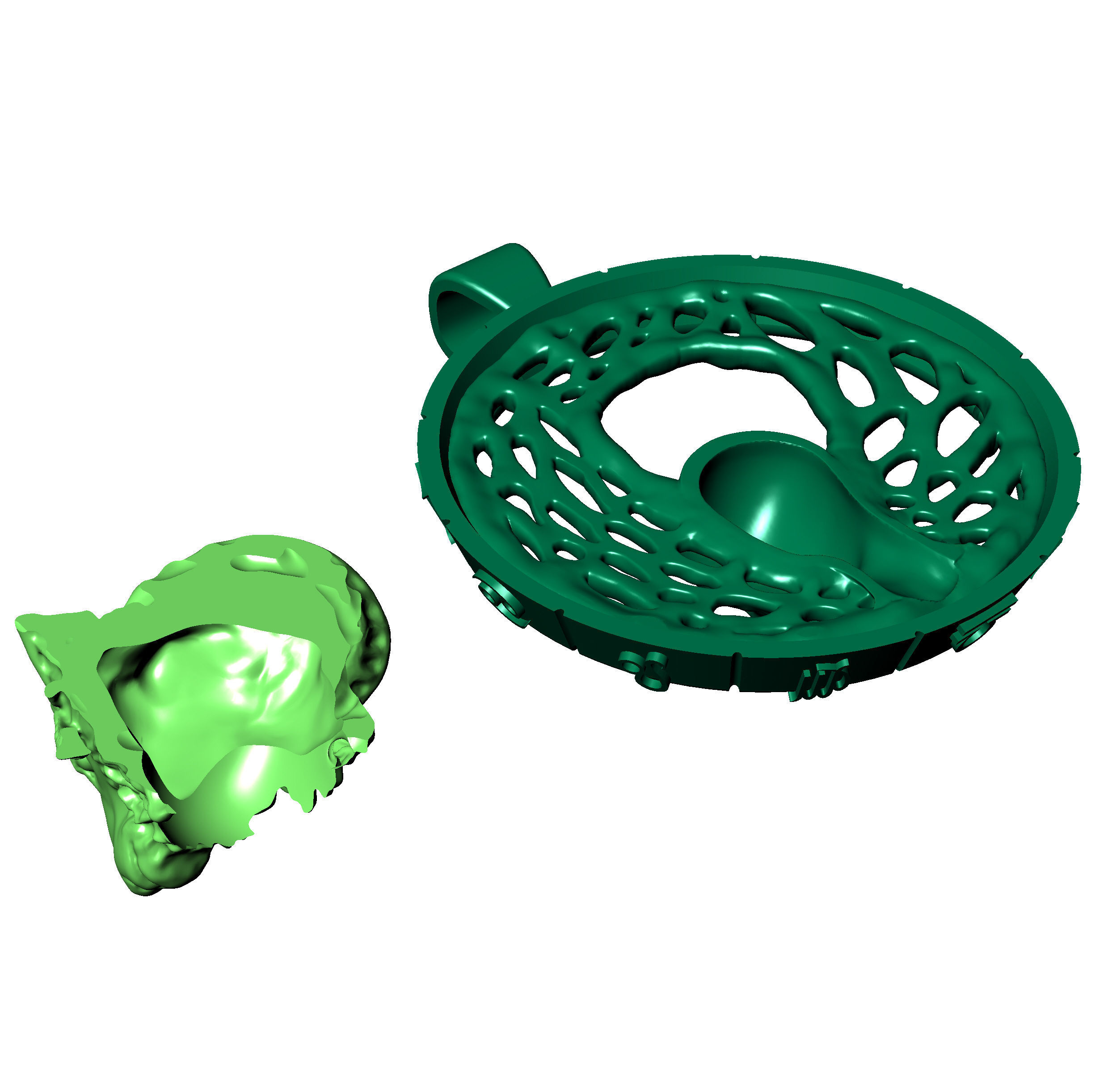 Zodiac sign Pendant Aries 3D print model_10