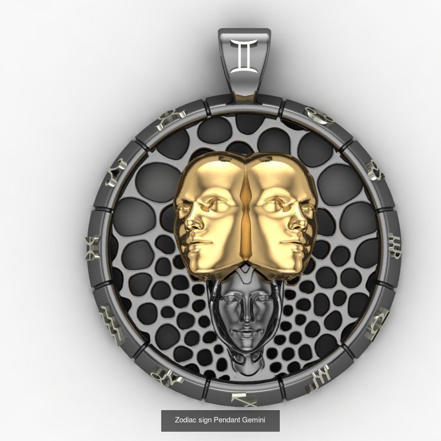 Zodiac signs 3D Model Collection_14