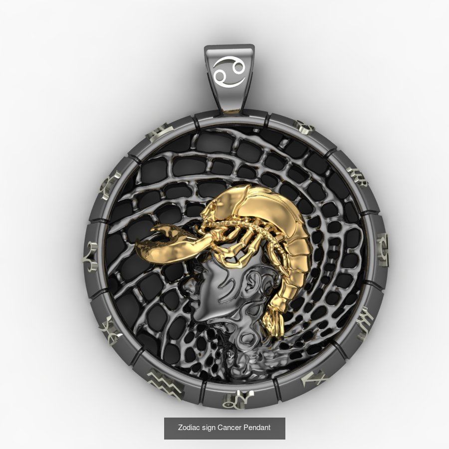 Zodiac signs 3D Model Collection_12