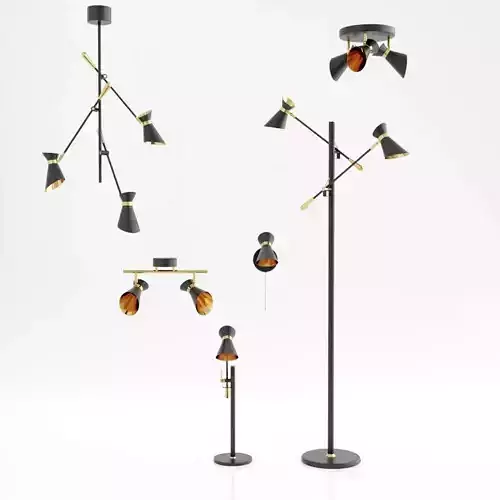 Diablo Lamp Set 3D model