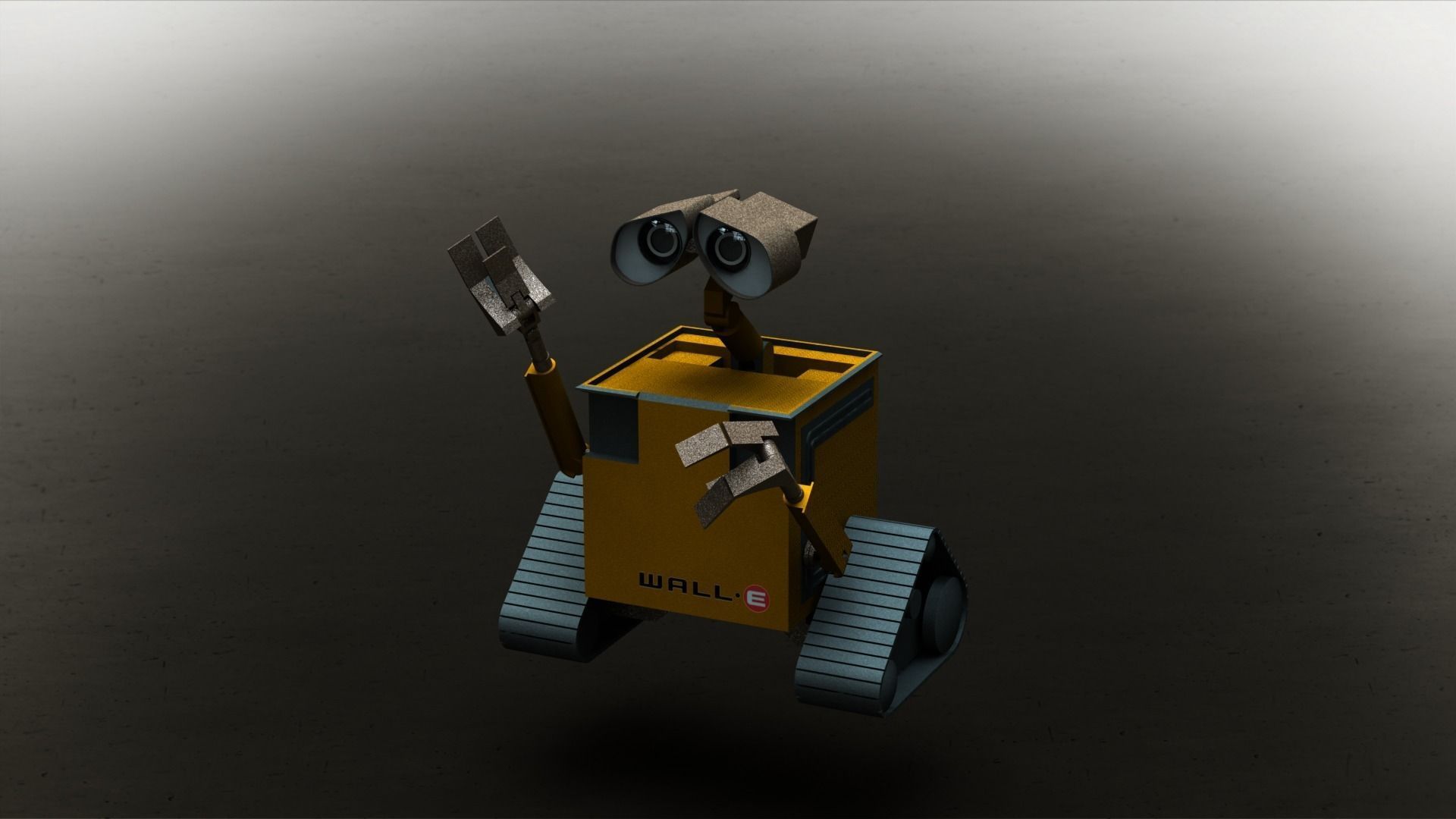 Wall e - robot Free 3D model_4