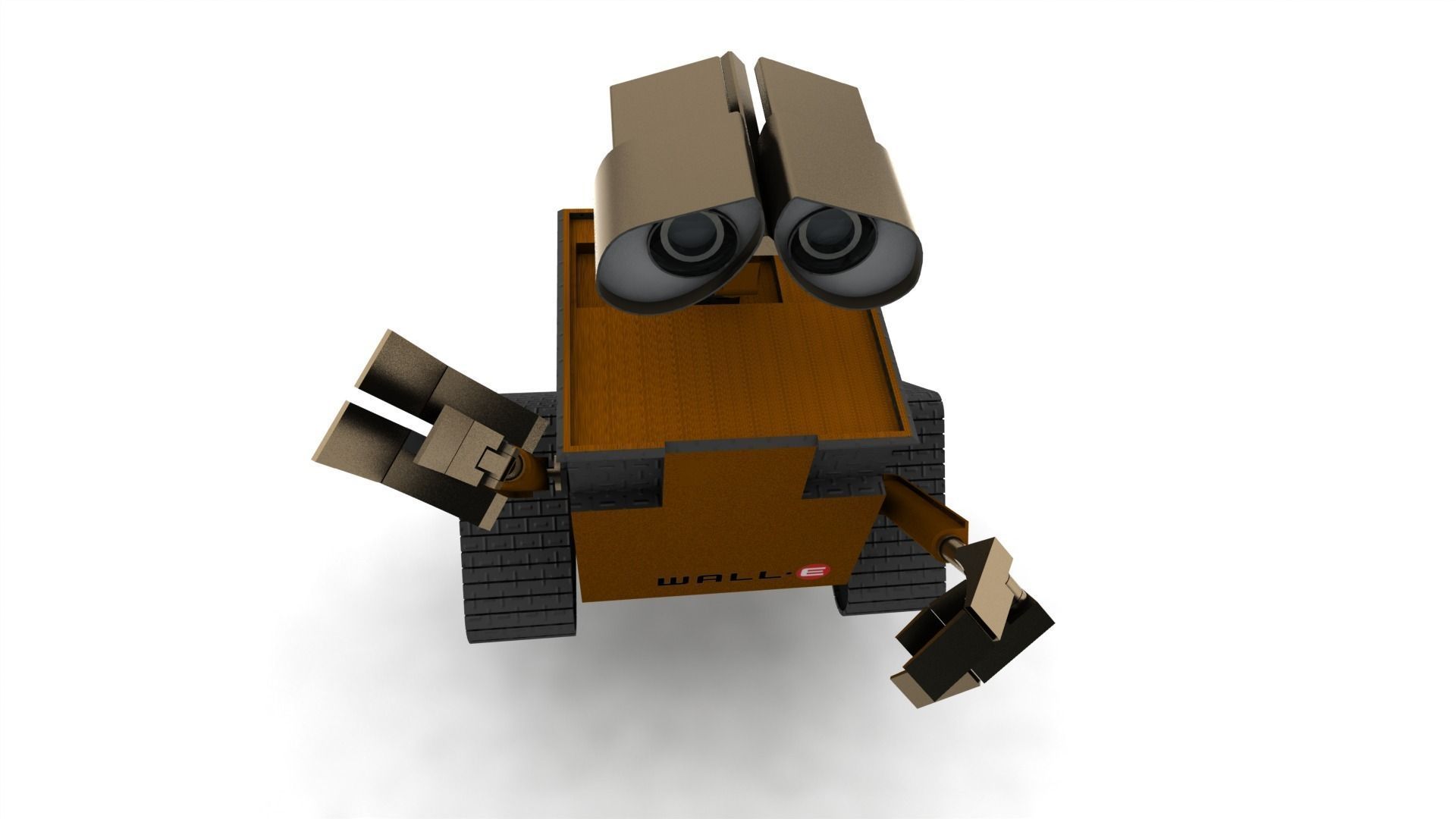 Wall e - robot Free 3D model_10
