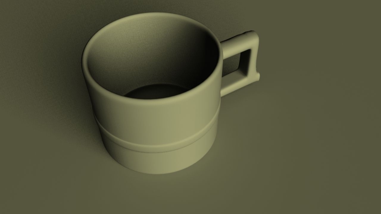 Cup design Free low-poly 3D model_0