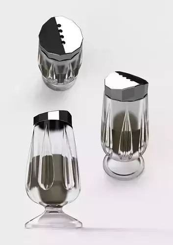 Saltcellar silver vase