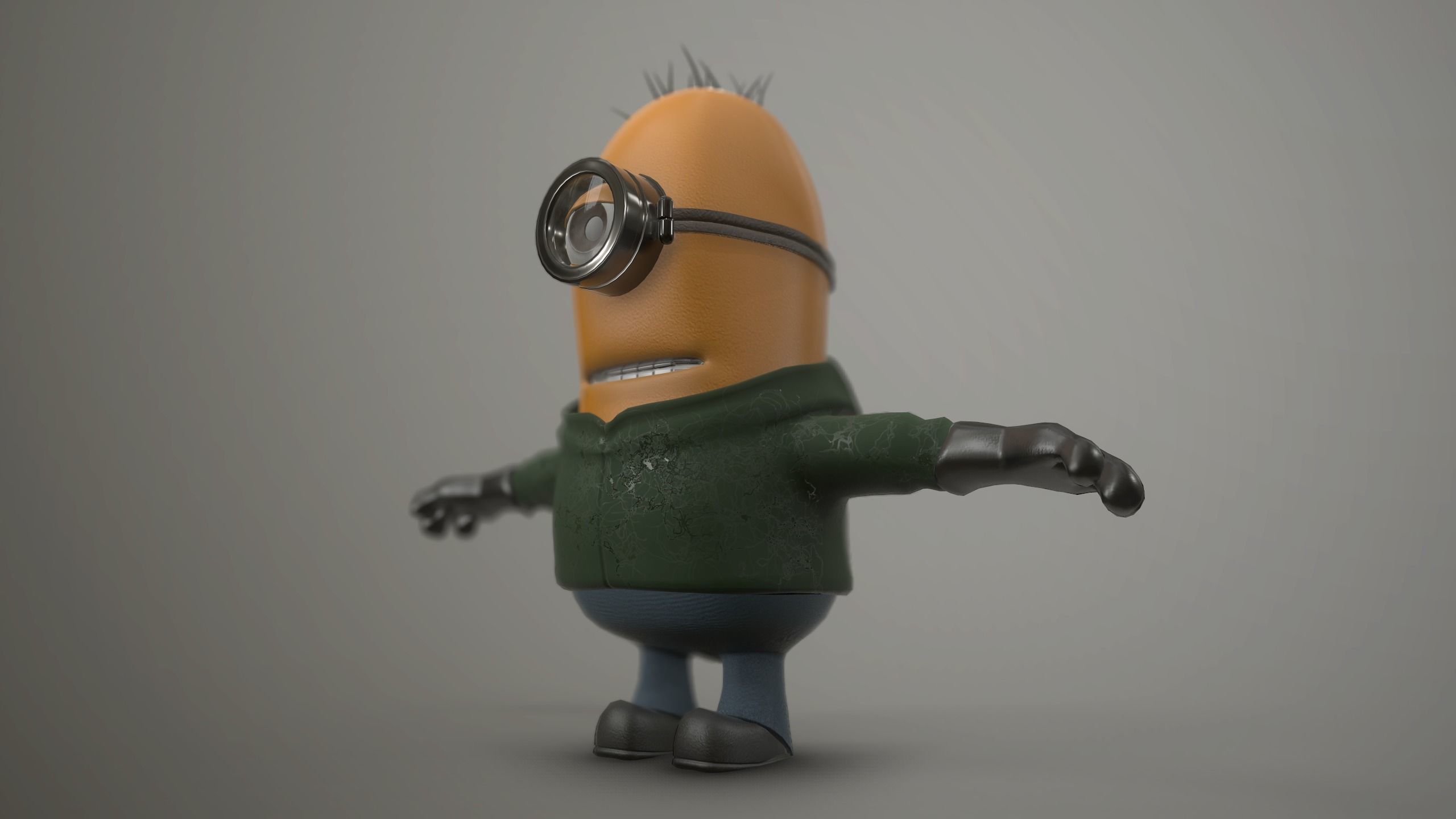 Minion 3d model minions character 3D model_2