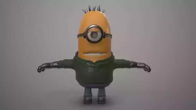 Minion 3d model minions character