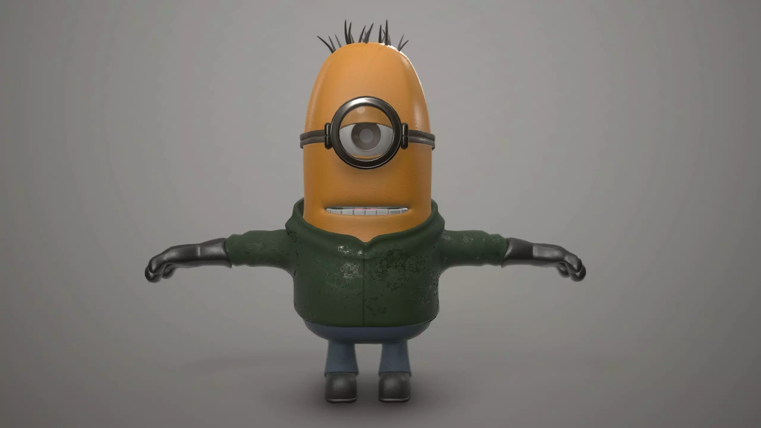 Minion 3d model minions character 3D model_0