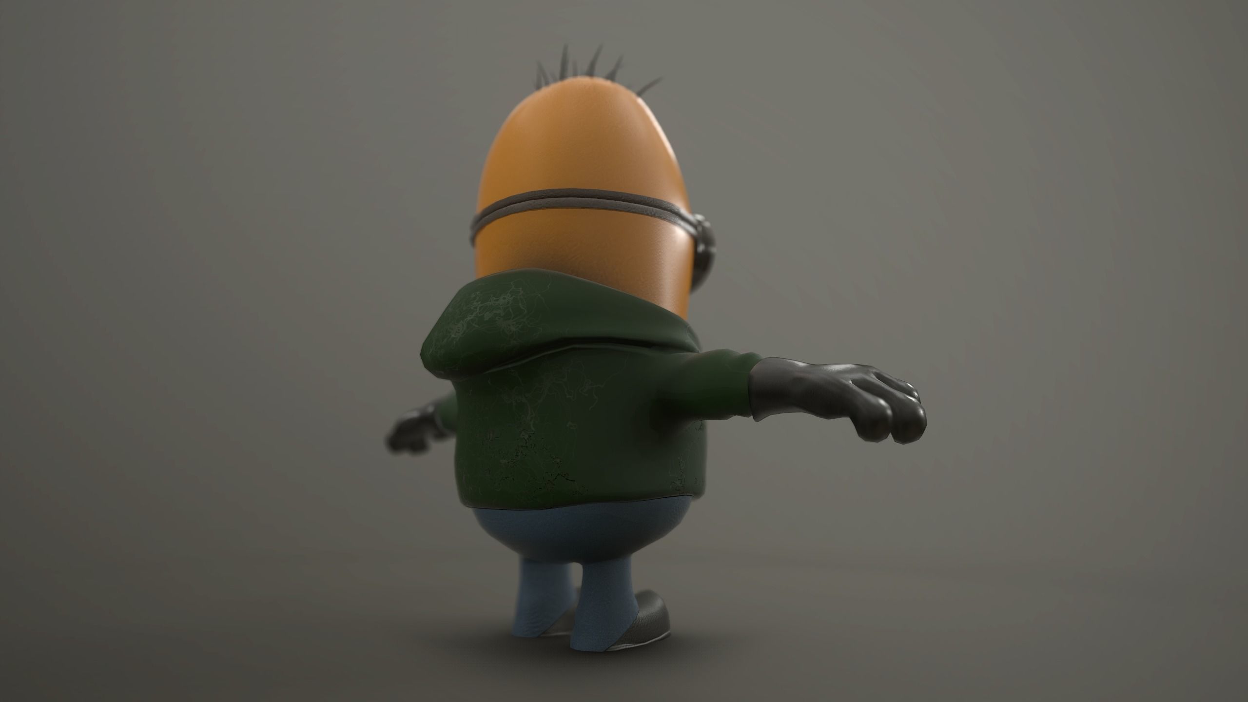 Minion 3d model minions character 3D model_3