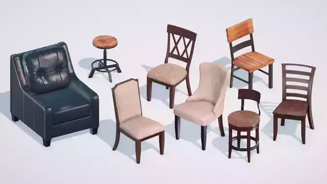 Chairs Pack PBR