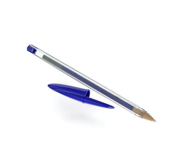 Bic pen Free 3D model_3