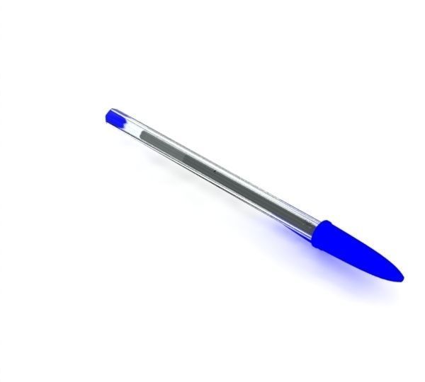Bic pen Free 3D model_5