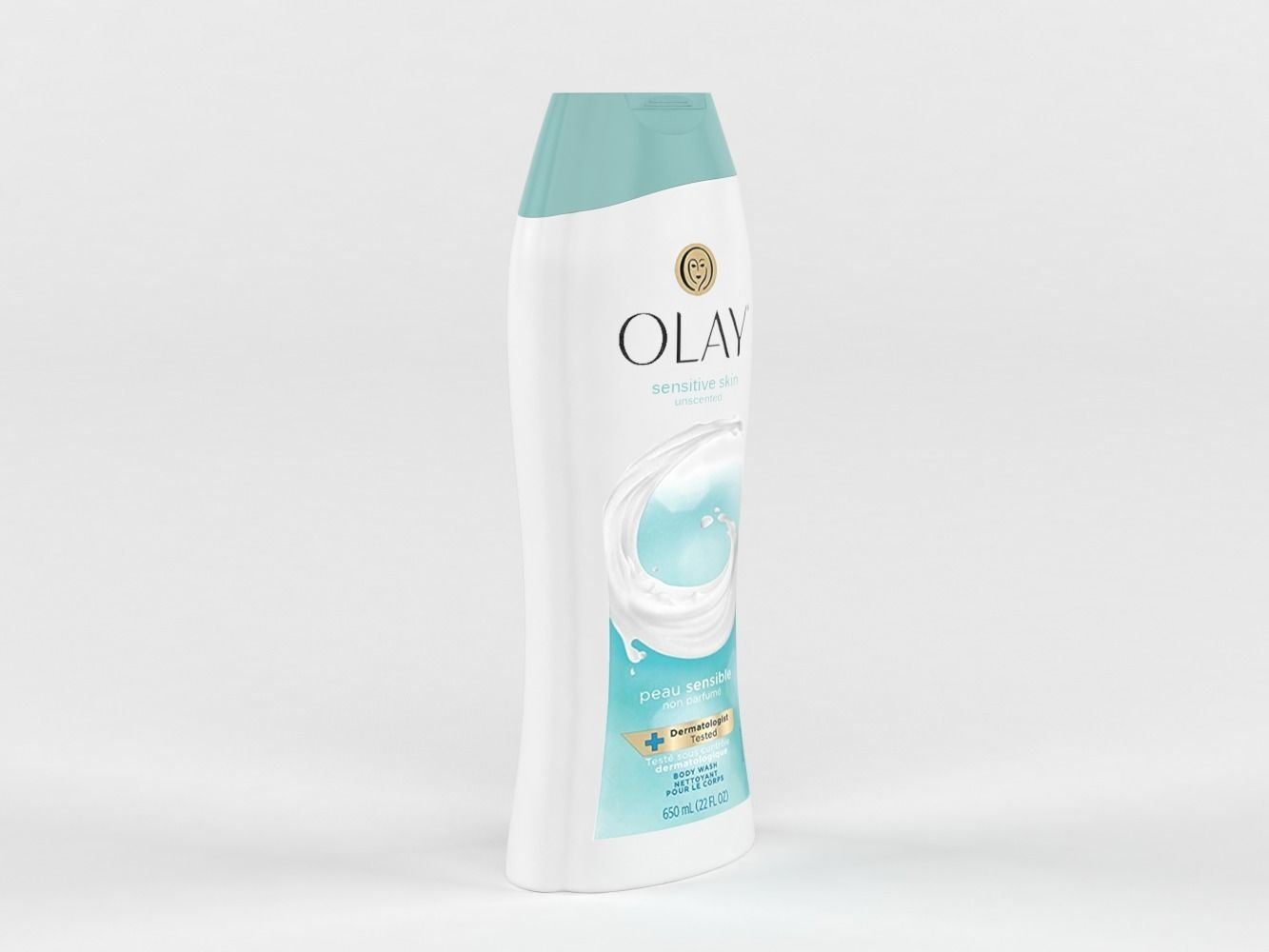 Olay Sensitive Skin Unscented Body Wash 3D model_1
