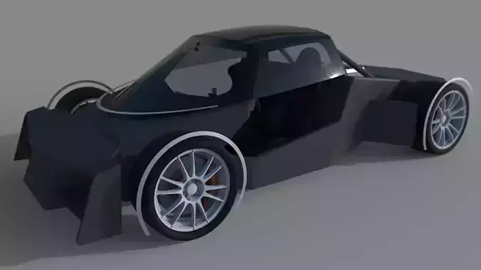 Supercar model for 500G contest II Free 3D model