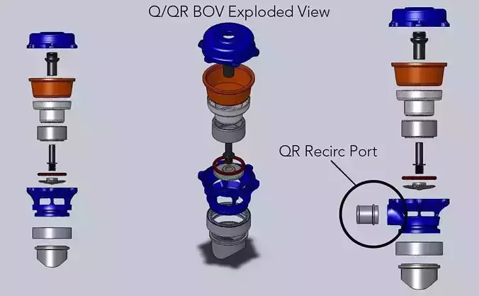 Tial blow off valve Free 3D model