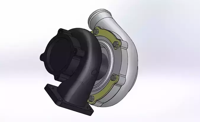 Garrett gt 30 and 35 turbo Free 3D model