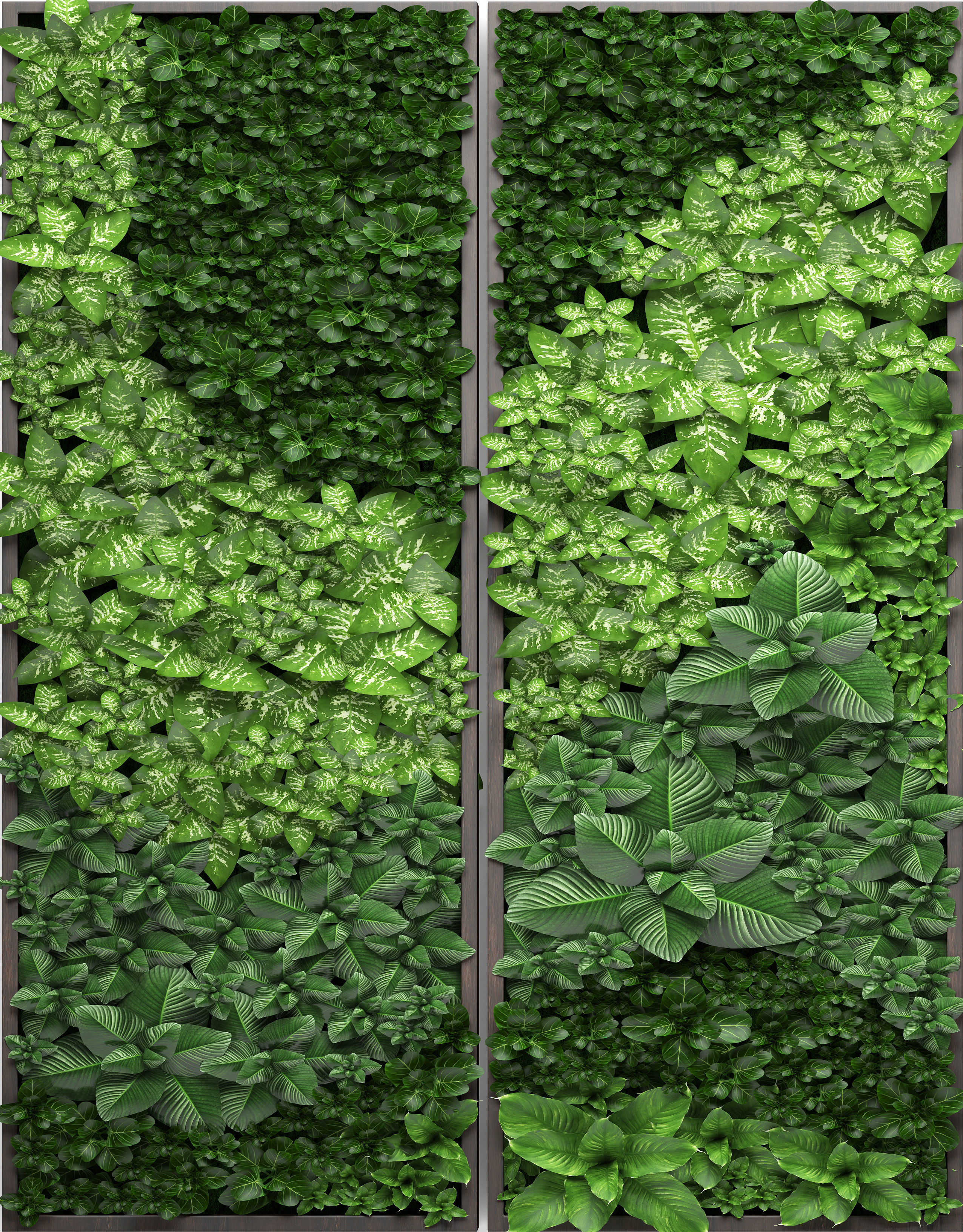  Vertical gardening 3D model_1