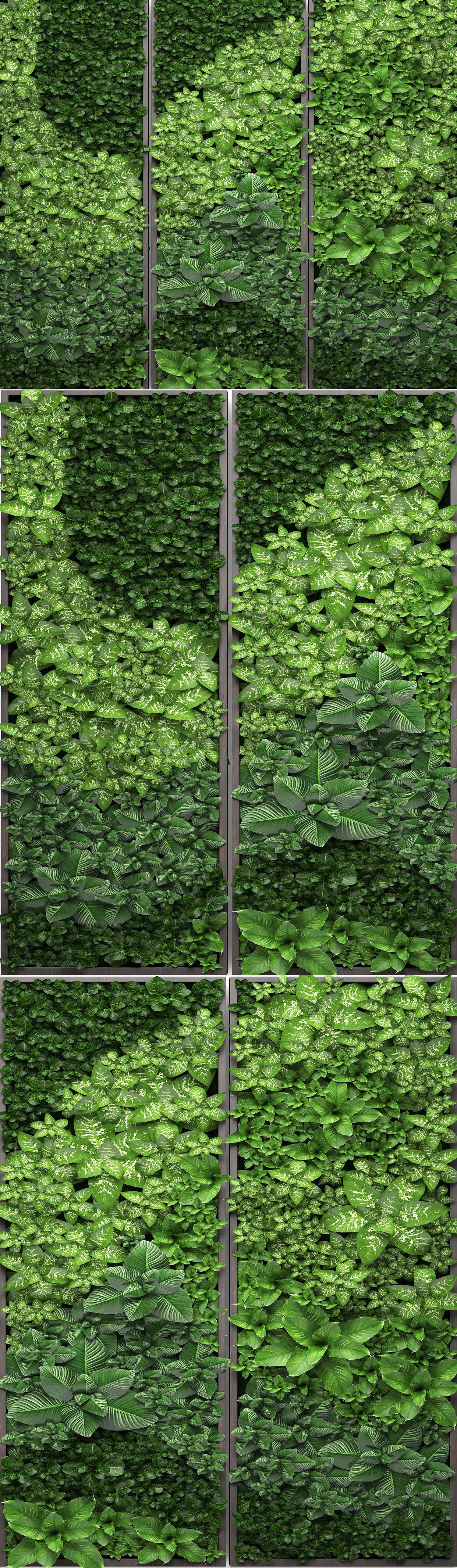  Vertical gardening 3D model_3