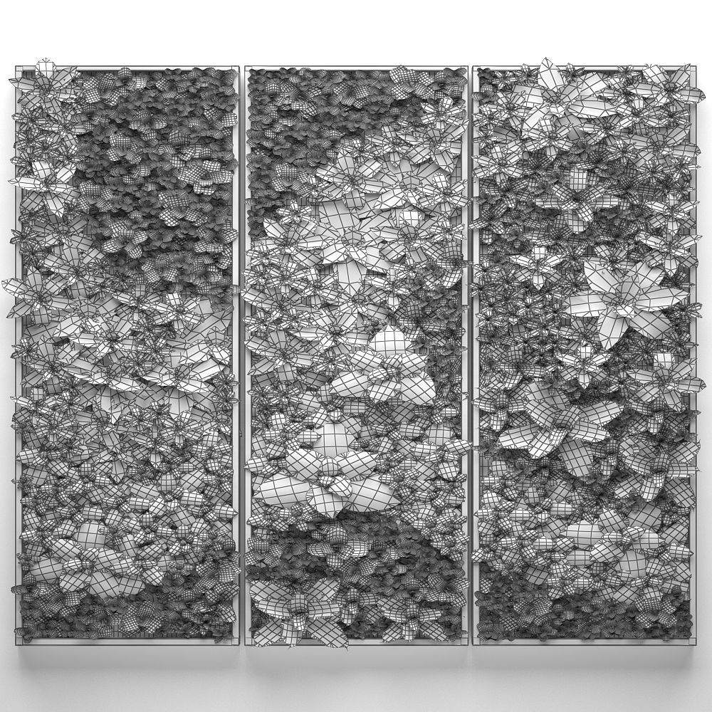  Vertical gardening 3D model_7