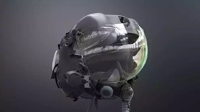 FLIGHT SUIT F35 Helmet 3D model