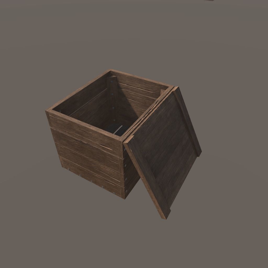 Crate - Mobile - VR Ready Low-poly 3D model_2