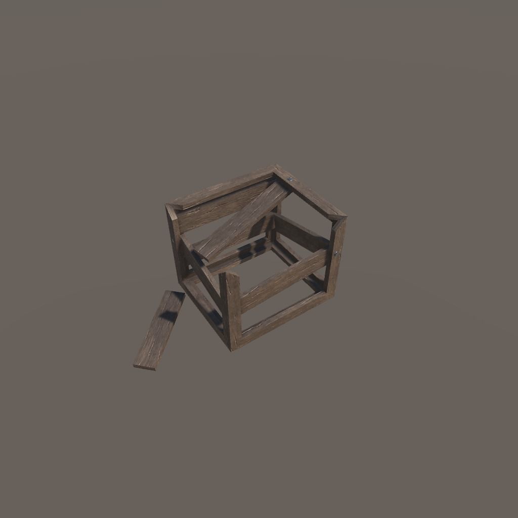 Crate - Mobile - VR Ready Low-poly 3D model_9