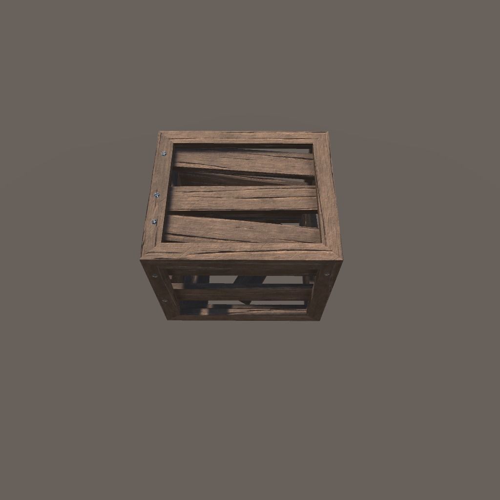 Crate - Mobile - VR Ready Low-poly 3D model_3