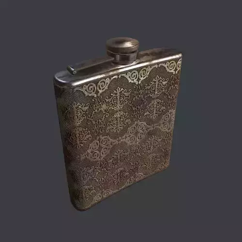 OldFlask ornate flask
