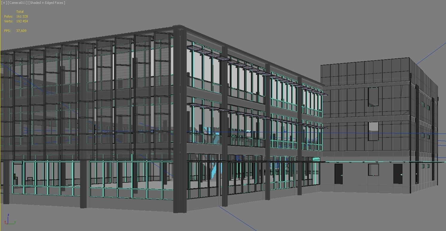 Office building  3D model_11