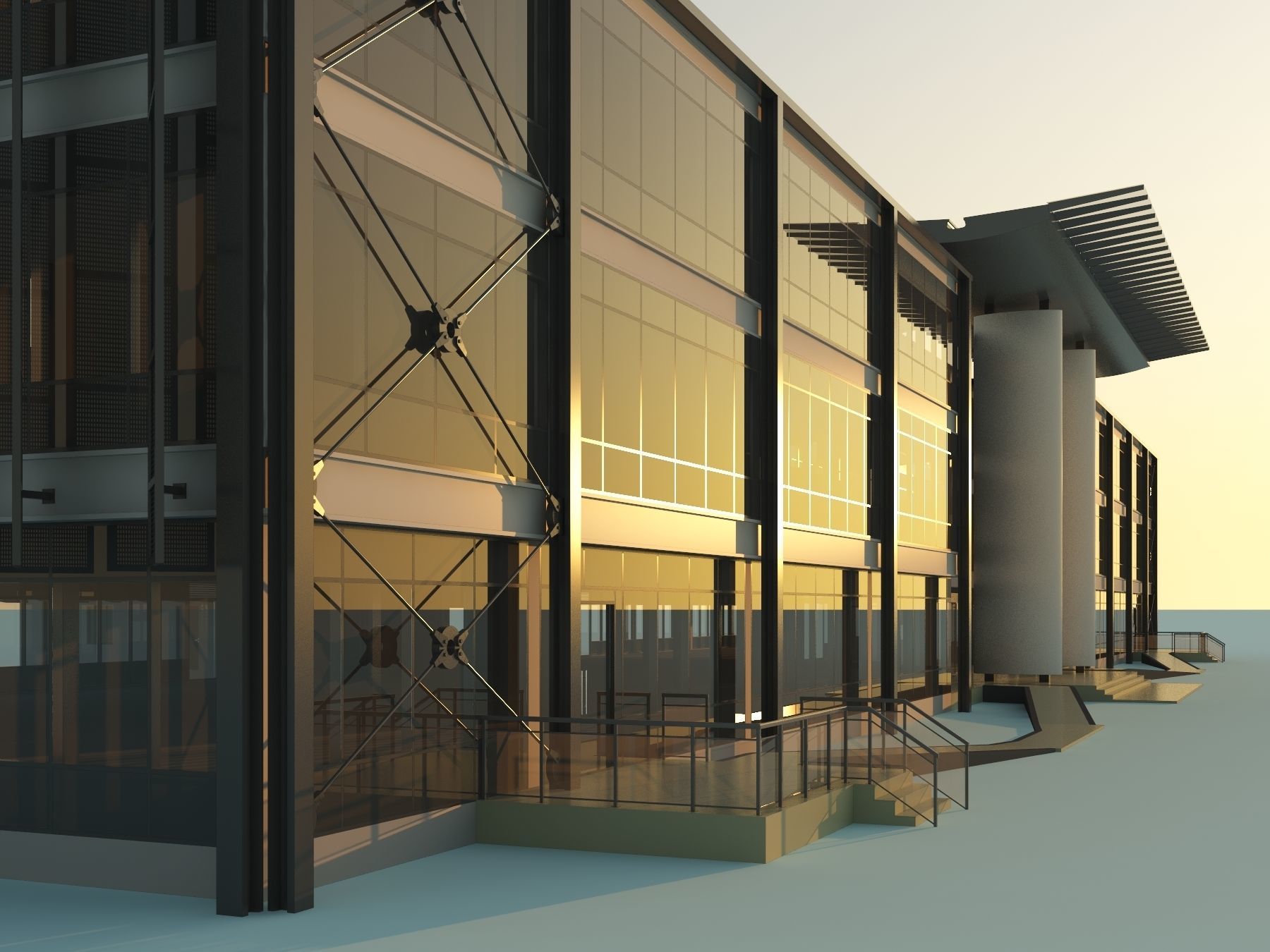 Office building  3D model_13