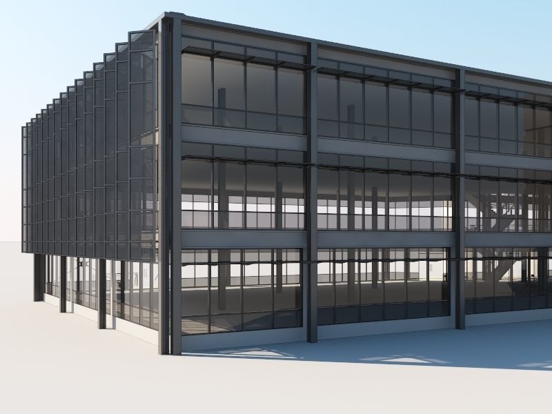 Office building  3D model_12