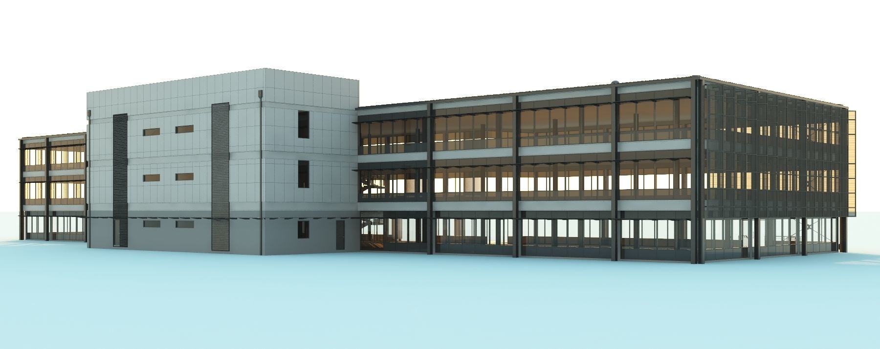 Office building  3D model_9