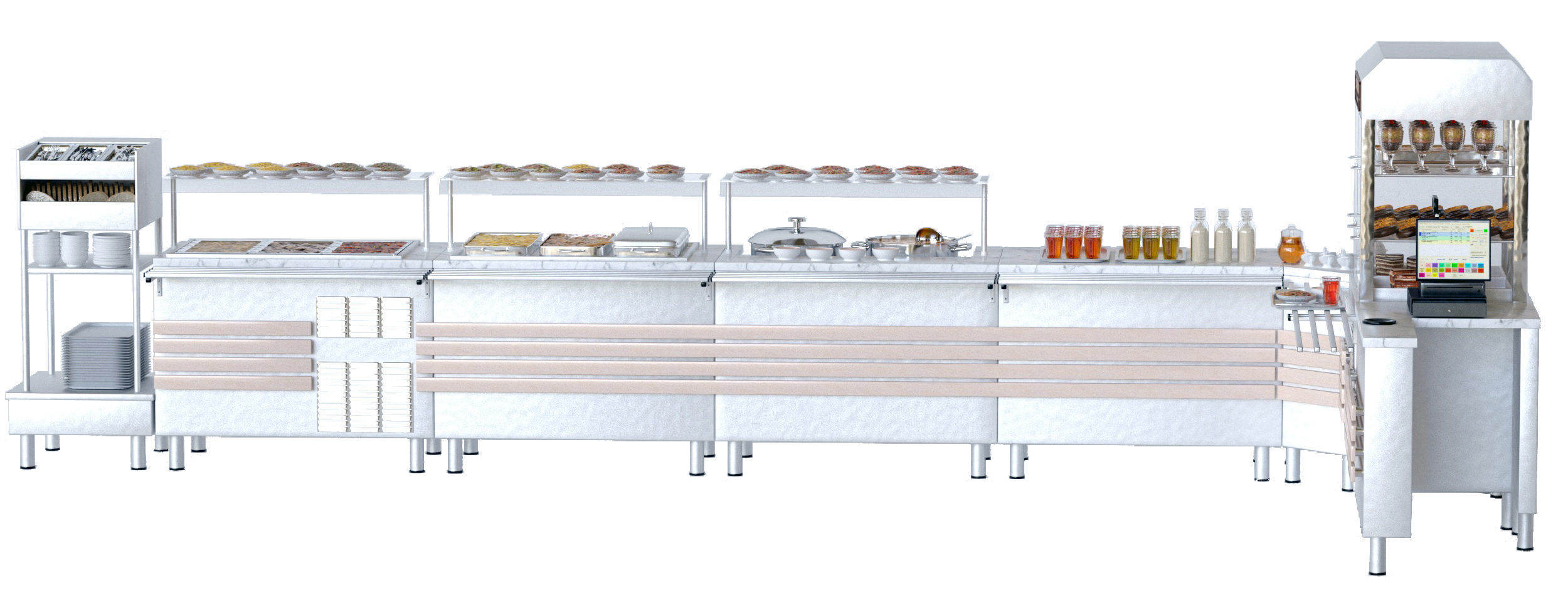 serving line 3D model_1