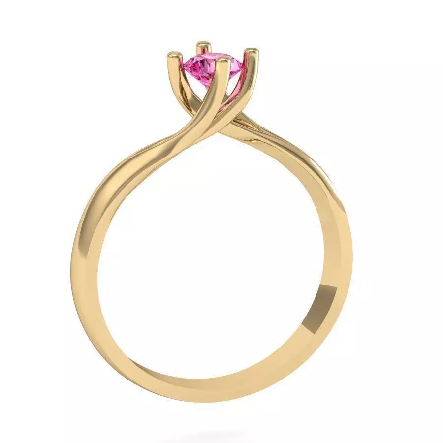 engagement ring 3D print model