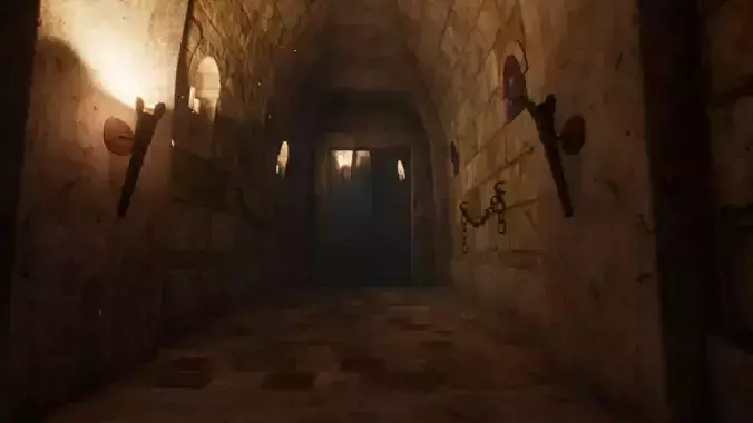 Modular Tunnel UE4 Low-poly 3D model